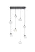 Elegant Lighting - 1012D36BK-11ST - LED Pendant - Avery - Black