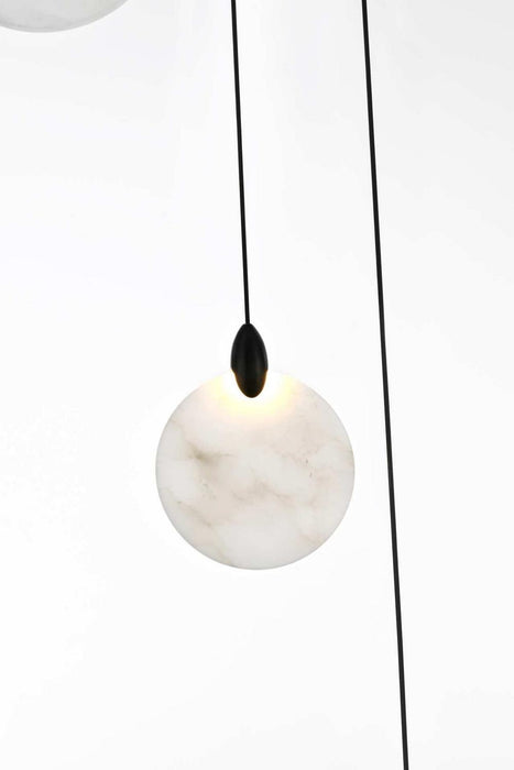 Elegant Lighting - 1012D36BK-11ST - LED Pendant - Avery - Black