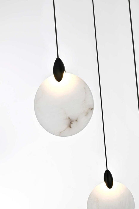 Elegant Lighting - 1012D36BK-11ST - LED Pendant - Avery - Black