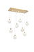 Elegant Lighting - 1012D36SG-11ST - LED Pendant - Avery - Satin Gold