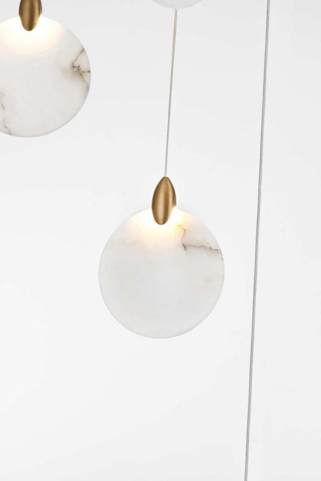Elegant Lighting - 1012D36SG-11ST - LED Pendant - Avery - Satin Gold