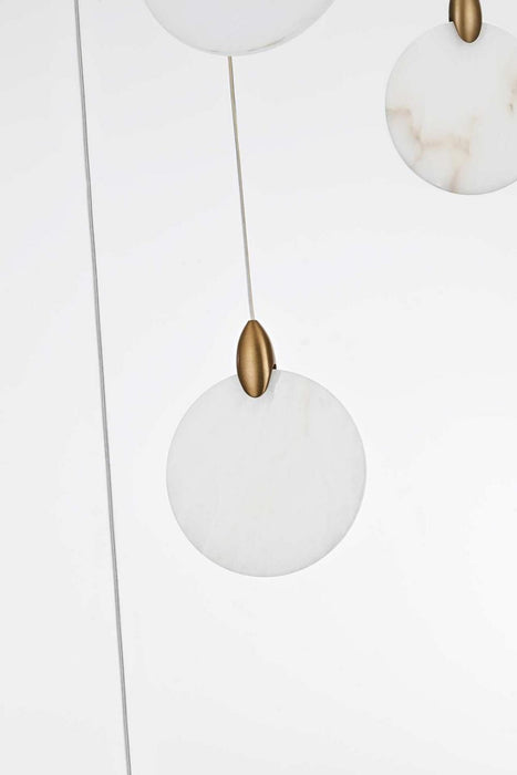 Elegant Lighting - 1012D36SG-11ST - LED Pendant - Avery - Satin Gold