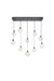 Elegant Lighting - 1012D42BK-11ST - LED Pendant - Avery - Black