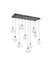 Elegant Lighting - 1012D42BK-11ST - LED Pendant - Avery - Black