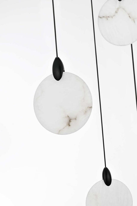 Elegant Lighting - 1012D42BK-11ST - LED Pendant - Avery - Black