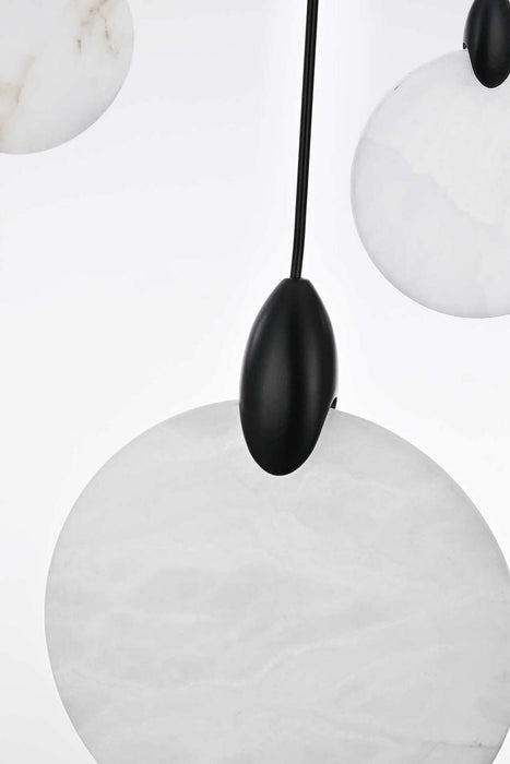 Elegant Lighting - 1012D42BK-11ST - LED Pendant - Avery - Black