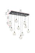 Elegant Lighting - 1012D42BK-11ST - LED Pendant - Avery - Black