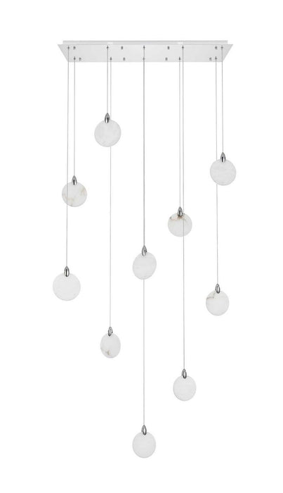 Elegant Lighting - 1012D42C-11ST - LED Pendant - Avery - Chrome