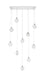 Elegant Lighting - 1012D42C-11ST - LED Pendant - Avery - Chrome