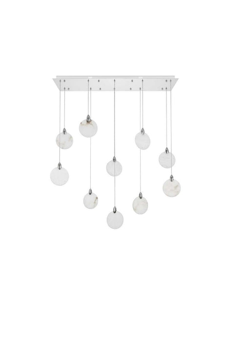 Elegant Lighting - 1012D42C-11ST - LED Pendant - Avery - Chrome
