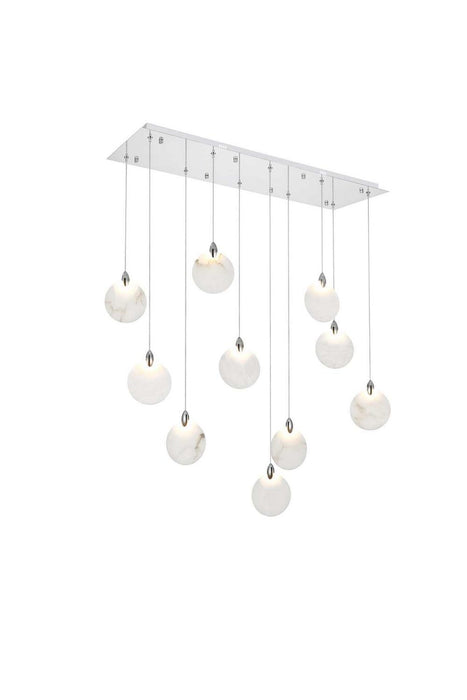 Elegant Lighting - 1012D42C-11ST - LED Pendant - Avery - Chrome