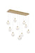 Elegant Lighting - 1012D42SG-11ST - LED Pendant - Avery - Satin Gold