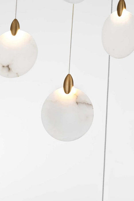 Elegant Lighting - 1012D42SG-11ST - LED Pendant - Avery - Satin Gold