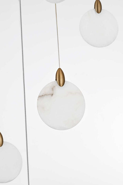 Elegant Lighting - 1012D42SG-11ST - LED Pendant - Avery - Satin Gold
