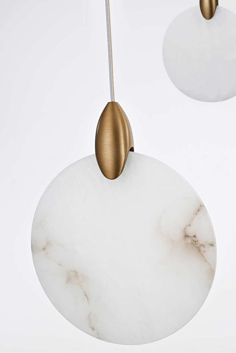 Elegant Lighting - 1012D42SG-11ST - LED Pendant - Avery - Satin Gold