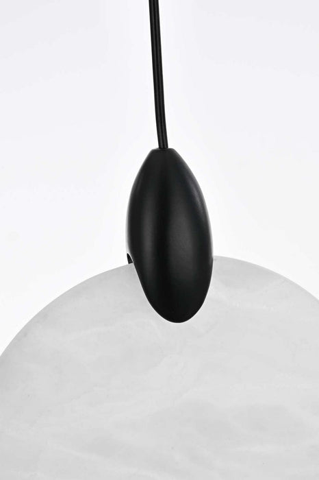 Elegant Lighting - 1012S16BK-11ST - LED Pendant - Avery - Black