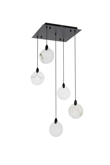 Elegant Lighting - 1012S16BK-11ST - LED Pendant - Avery - Black