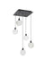 Elegant Lighting - 1012S16BK-11ST - LED Pendant - Avery - Black