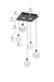 Elegant Lighting - 1012S16BK-11ST - LED Pendant - Avery - Black