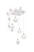 Elegant Lighting - 1012S16C-11ST - LED Pendant - Avery - Chrome