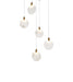 Elegant Lighting - 1012S16SG-11ST - LED Pendant - Avery - Satin Gold