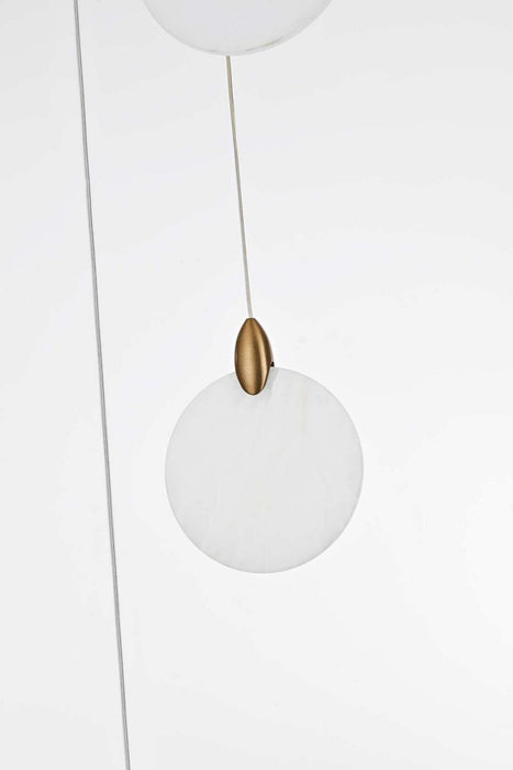 Elegant Lighting - 1012S16SG-11ST - LED Pendant - Avery - Satin Gold