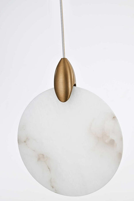 Elegant Lighting - 1012S16SG-11ST - LED Pendant - Avery - Satin Gold
