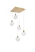Elegant Lighting - 1012S16SG-11ST - LED Pendant - Avery - Satin Gold