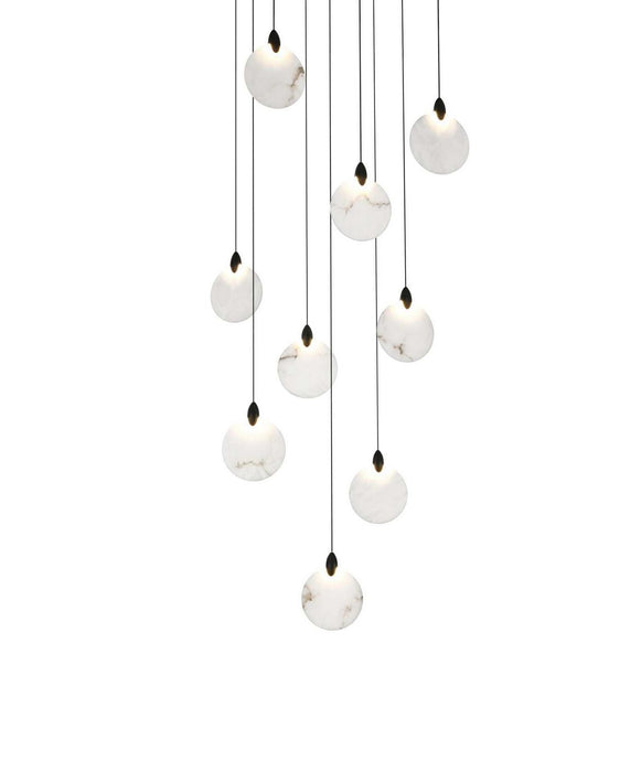 Elegant Lighting - 1012S20BK-11ST - LED Pendant - Avery - Black