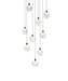 Elegant Lighting - 1012S20BK-11ST - LED Pendant - Avery - Black