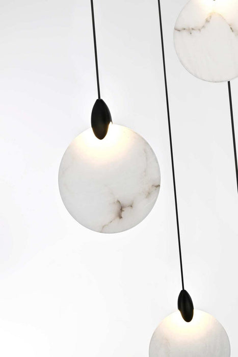 Elegant Lighting - 1012S20BK-11ST - LED Pendant - Avery - Black