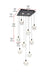 Elegant Lighting - 1012S20BK-11ST - LED Pendant - Avery - Black