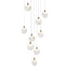 Elegant Lighting - 1012S20SG-11ST - LED Pendant - Avery - Satin Gold
