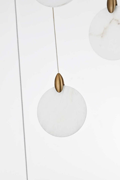 Elegant Lighting - 1012S20SG-11ST - LED Pendant - Avery - Satin Gold