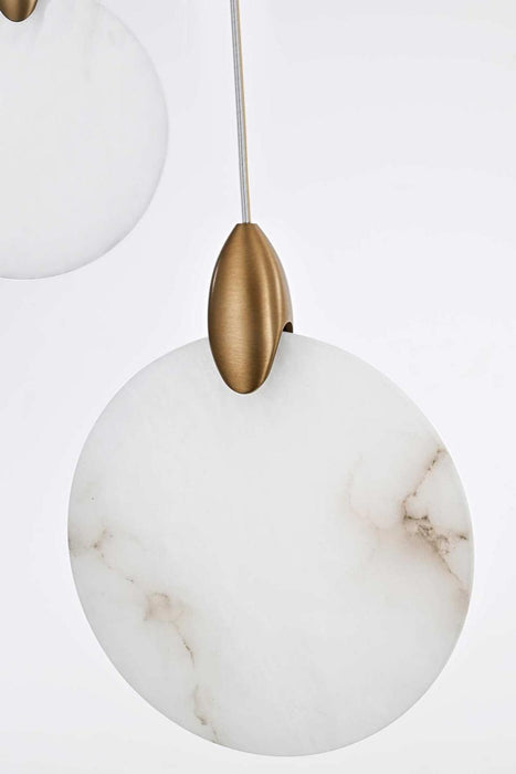 Elegant Lighting - 1012S20SG-11ST - LED Pendant - Avery - Satin Gold