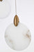Elegant Lighting - 1012S20SG-11ST - LED Pendant - Avery - Satin Gold