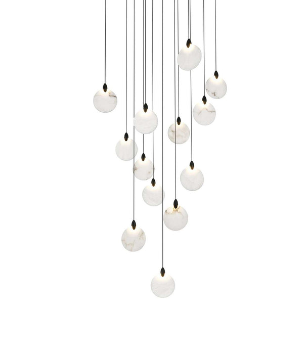 Elegant Lighting - 1012S26BK-11ST - LED Pendant - Avery - Black