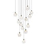 Elegant Lighting - 1012S26BK-11ST - LED Pendant - Avery - Black