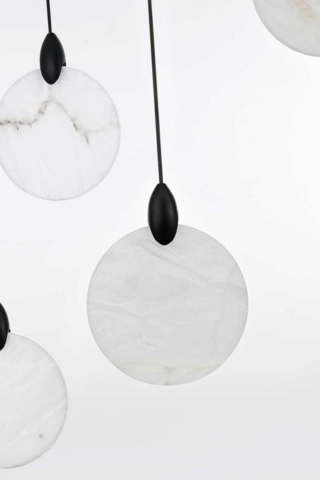 Elegant Lighting - 1012S26BK-11ST - LED Pendant - Avery - Black