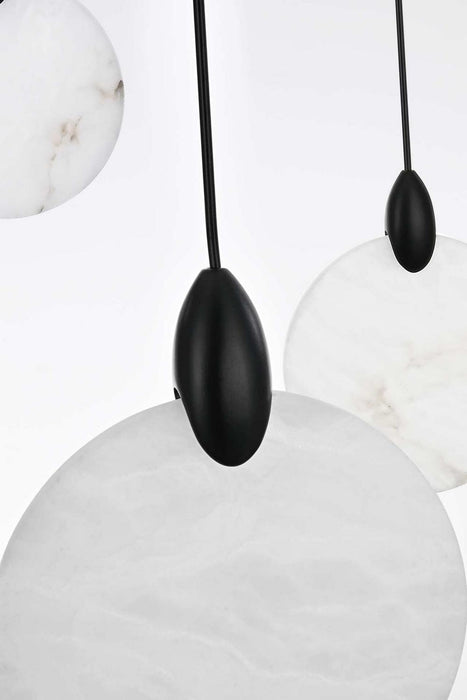 Elegant Lighting - 1012S26BK-11ST - LED Pendant - Avery - Black
