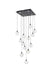 Elegant Lighting - 1012S26BK-11ST - LED Pendant - Avery - Black