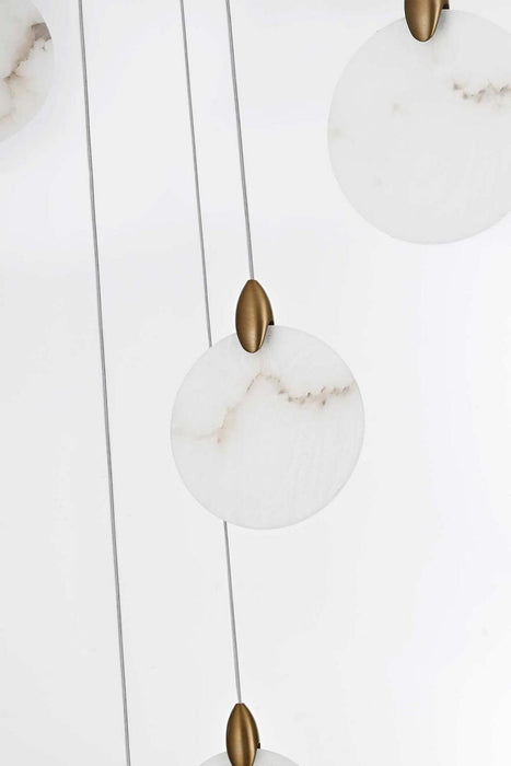 Elegant Lighting - 1012S26SG-11ST - LED Pendant - Avery - Satin Gold