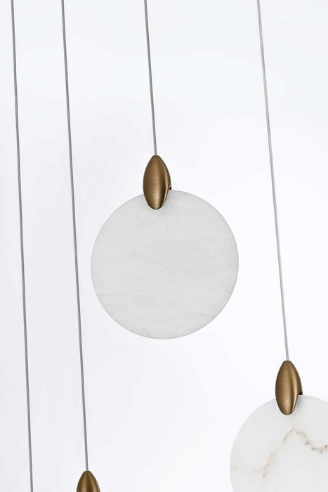 Elegant Lighting - 1012S26SG-11ST - LED Pendant - Avery - Satin Gold