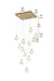 Elegant Lighting - 1012S26SG-11ST - LED Pendant - Avery - Satin Gold