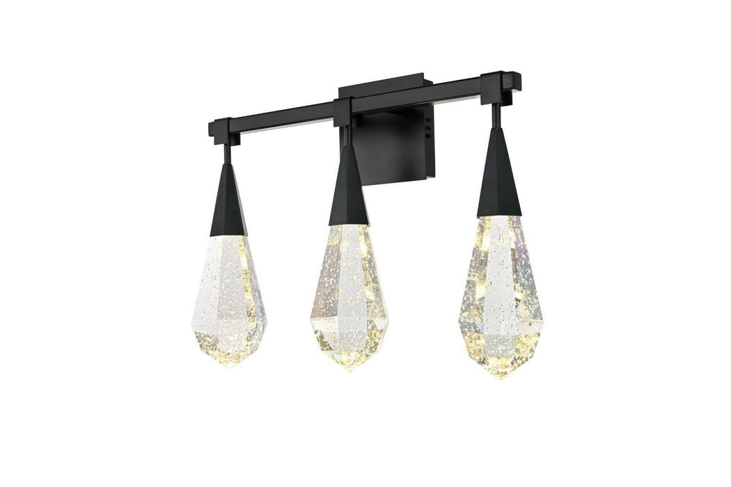 Elegant Lighting - 1013W20BK-02CR - LED Wall Sconce - Amora - Black