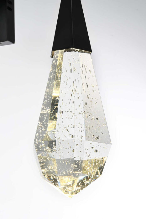 Elegant Lighting - 1013W20BK-02CR - LED Wall Sconce - Amora - Black