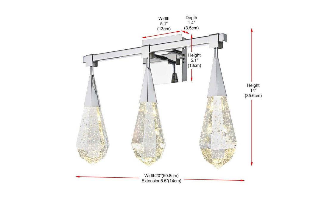 Elegant Lighting - 1013W20C-02CR - LED Wall Sconce - Amora - Chrome