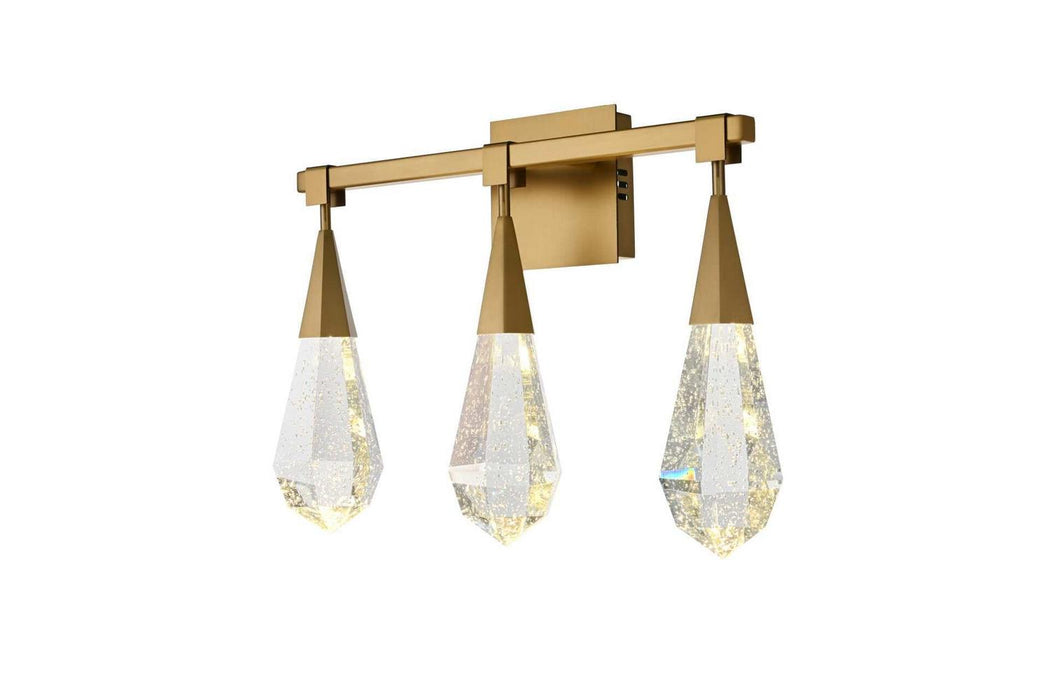 Elegant Lighting - 1013W20SG-02CR - LED Wall Sconce - Amora - Satin Gold