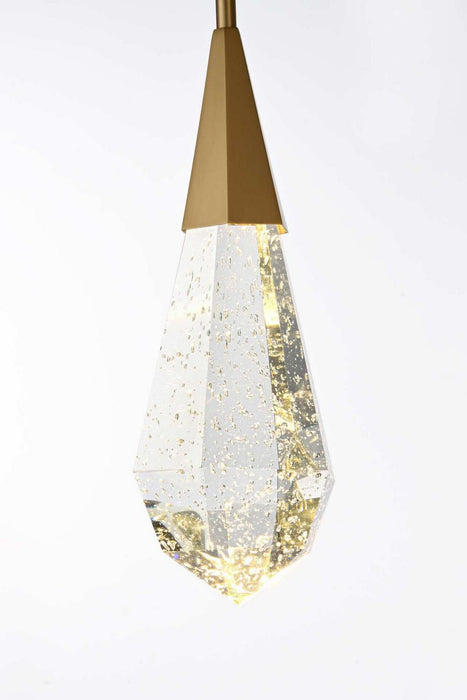 Elegant Lighting - 1013W20SG-02CR - LED Wall Sconce - Amora - Satin Gold