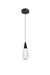 Elegant Lighting - 1013D5BK-02CR - LED Pendant - Amora - Black
